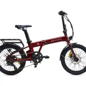 HYGGE Virum HY0241 Electric Folding Bike - Sangria Red