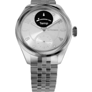 WITHINGS ScanWatch Nova Brilliant Hybrid Smart Watch - Titanium Grey, 39 mm