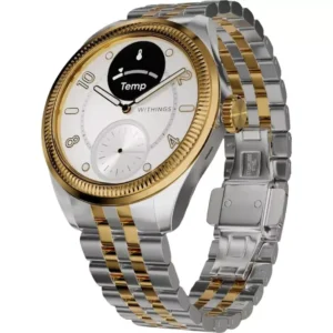 WITHINGS ScanWatch Nova Brilliant Hybrid Smart Watch - Gold, 39 mm