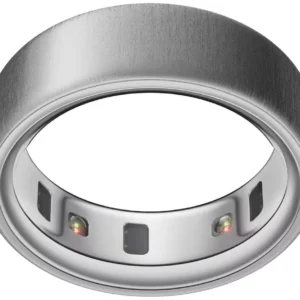 OURA Ring 4 - Brushed Silver, Size 15