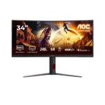 AOC CU34G4Z Wide Quad HD 34" Curved VA Gaming Monitor - Black