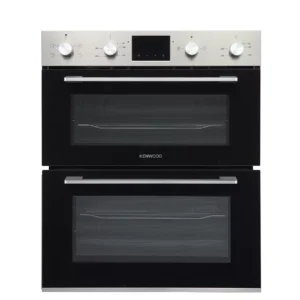 KENWOOD KBUDOX25 Electric Built-under Double Oven - Black & Stainless Steel