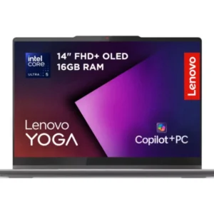 LENOVO Yoga 7 14" 2 in 1 Laptop, Copilot+ PC - Intel® Core™ Ultra 5, 512 GB SSD, Luna Grey