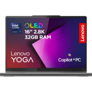 LENOVO Yoga 7 16" 2 in 1 Laptop, Copilot+ PC - Intel® Core™ Ultra 7, 1 TB SSD, Luna Grey