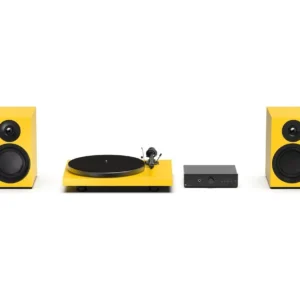 PRO-JECT Colourful Audio System E Belt Drive Bluetooth Turntable - Satin Golden Yellow