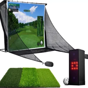 SIMSPACE Indoor Golf Deluxe Practice Bundle