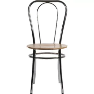 TEKNIK Bistro Deluxe Wooden Chair - Brown, Set of 4