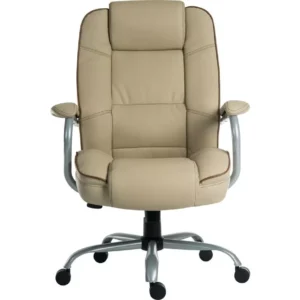 TEKNIK Goliath Duo Bonded Leather Tilting Executive Chair - Cream