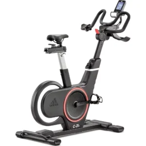 ADIDAS C-21x Smart Bluetooth Exercise Bike - Black & Red