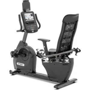 SPIRIT XBR55 ENT Smart Bluetooth Recumbent Exercise Bike - Black
