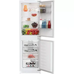 INDESIT No Frost KINH 1261B4 UK Integrated 50/50 Fridge Freezer - Sliding hinge