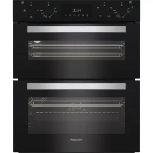 HOTPOINT DUH 10D B Electric Built-under Double Oven - Black