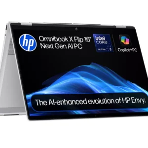 HP OmniBook X Flip NGAI 16" 2 in 1 Laptop - Intel® Core™ Ultra 5, 512 GB SSD, Glacier Silver