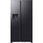 SAMSUNG Bespoke AI Series 6 SpaceMax RS70F64KDFEU American-Style Smart Fridge Freezer - Black