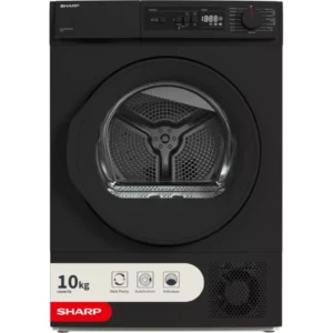 SHARP KD-NHA0S6GM1D-EN 10 kg Heat Pump Tumble Dryer - Matte Black