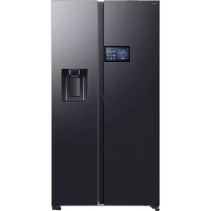 SAMSUNG Bespoke Series 9 AI Home RS90F64EEFEU American-Style Smart Fridge Freezer - Black