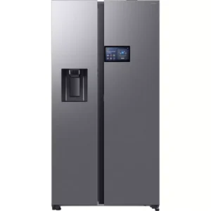 SAMSUNG Bespoke Series 9 AI Home RS90F64EETEU American-Style Smart Fridge Freezer - Silver