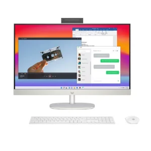 HP 24-cr2002na 23.8" All-in-One PC - Intel® Core™ Ultra 5, 1 TB SSD, White