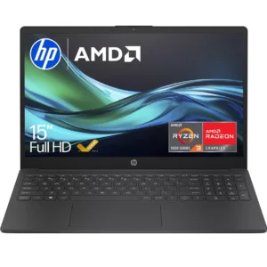 HP 15-fc0536sa 15.6" Laptop - AMD Ryzen 3, 256 GB, Jet Black