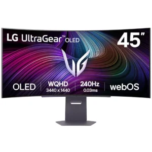 LG UltraGear GX9s 45GX90SA-B.AEK Quad HD 45" Curved OLED Smart Gaming Monitor - Black