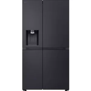 LG NatureFRESH GSLE91EVAB Smart Fridge Freezer - Essence Black Steel