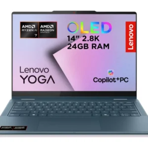 LENOVO Yoga 7 14" 2 in 1 Laptop - AMD Ryzen AI 7, 1 TB SSD, Tidal Teal