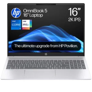 HP OmniBook 5 16" Laptop - Intel® Core™ i7, 512 GB SSD, Silver