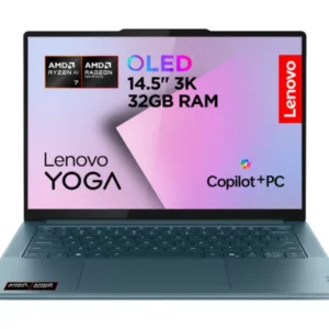 LENOVO Yoga Pro 7 14.5" Laptop, Copilot+ PC - AMD Ryzen AI 7, 1 TB SSD, Tidal Teal