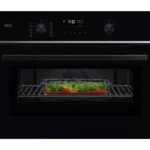 AEG CombiQuick TK6NK501B Built-in Combination Microwave - Black