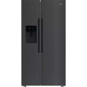 HOTPOINT HPG2 6574W XBR5UK American-Style Fridge Freezer - Dark Inox