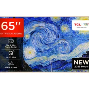 TCL NXTVISION A300W 65" QLED 4K HDR Smart Google TV - 65A300W-UK