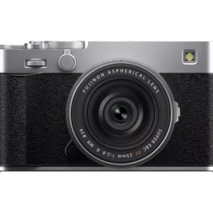 FUJIFILM X-E5 Mirrorless Camera with FUJINON XF 23 mm f/2.8 R WR Lens - Silver
