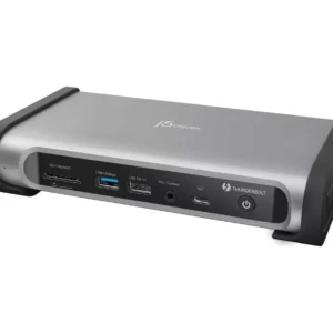 J5CREATE JTD568 15-Port Thunderbolt 4 Docking Station