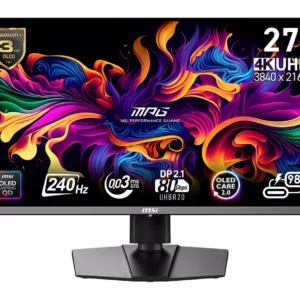 MSI MPG 272URX QD-OLED 4K Ultra HD 26.5” OLED Gaming Monitor - Black