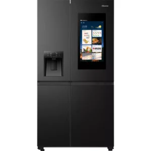 HISENSE PureFlat Smart Screen RS9P628GPFE American-Style Fridge Freezer - Black