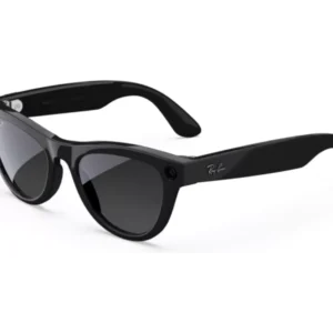 RAY-BAN Meta Skyler (Gen 2) Glasses - Shiny Black with Polarised Gradient Graphite Lenses