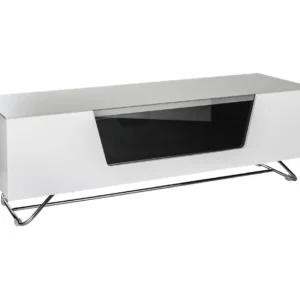 ALPHASON Chromium 2 Cantilever CRO2-1200BKT-WH 1200 mm TV Stand with Bracket - White