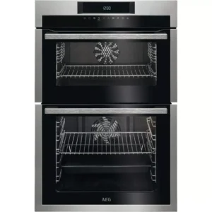 AEG SurroundCook DCE731110M Electric Double Oven - Stainless Steel & Black