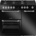 LEISURE PR100F530K 100 cm Dual Fuel Range Cooker - Black