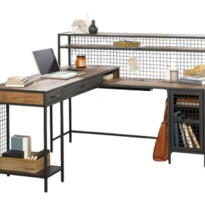 TEKNIK Boulevard Cafe L-Shaped Desk - Vintage Oak