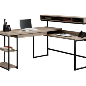 TEKNIK Streamline L-shaped Desk - Salt Oak