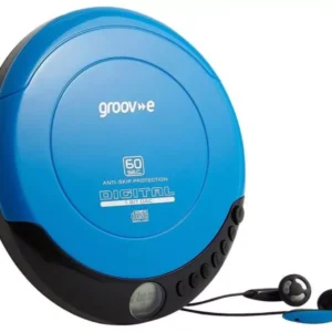 GROOV-E Retro GV-PS110-BE Personal CD Player - Blue