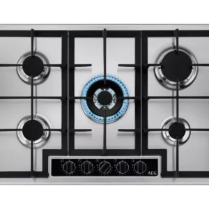 AEG HGB75420YM 75 cm Gas Hob - Stainless Steel