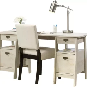 TEKNIK Executive Trestle Desk - Chalked Chestnut