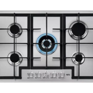 AEG HGB75400SM 75 cm Gas Hob - Stainless Steel