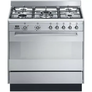 SMEG SUK91MFX9 Concert 90 cm Dual Fuel Range Cooker - Stainless Steel