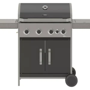TOWER Stealth 4000 T978502 Portable 4 Burner Grill Gas BBQ - Black