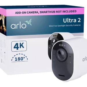 ARLO Ultra 2 4K Ultra HD WiFi Security Camera System - 2 Cameras  White