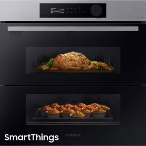 SAMSUNG Series 5 Dual Cook Flex NV7B5755SAS U4 Electric Pyrolytic Smart Oven - Stainless Steel