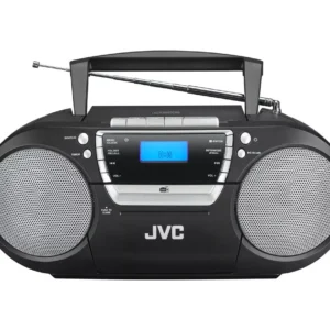 JVC RC-D322B DAB+ FM Bluetooth Boombox - Black
